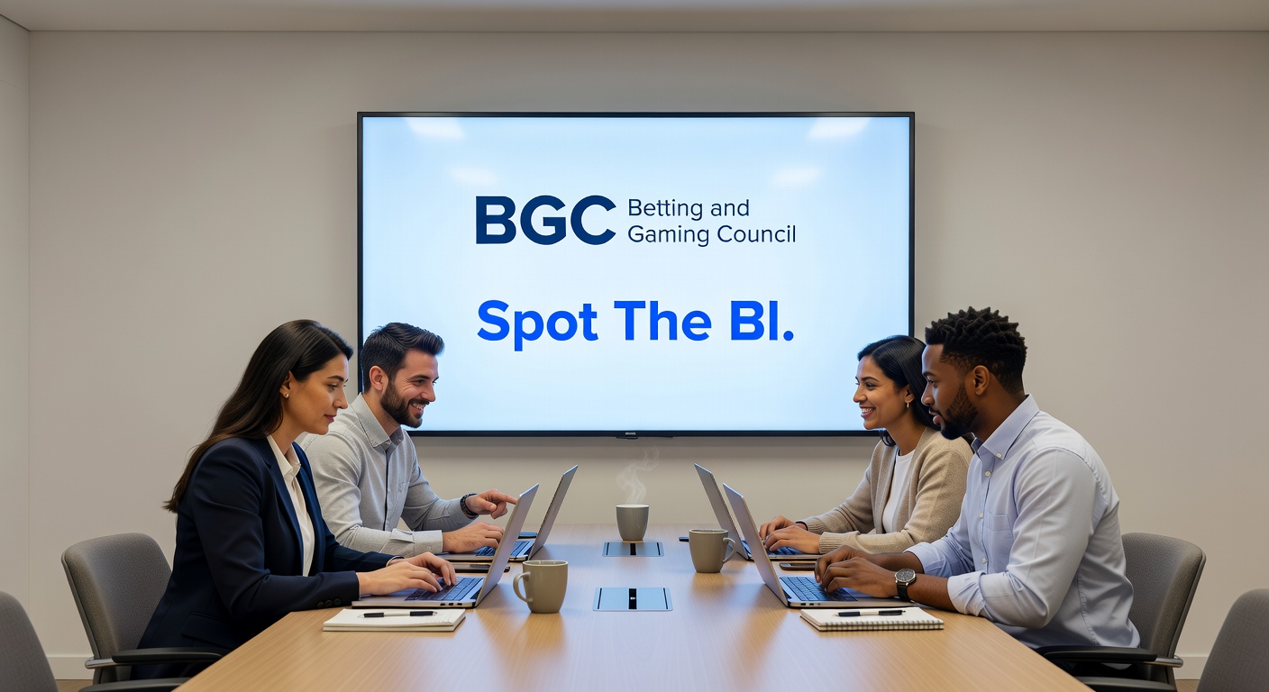 Mock gambling website screenshot from the BGC quiz, displaying missing UK Gambling Commission licence and other black market indicators