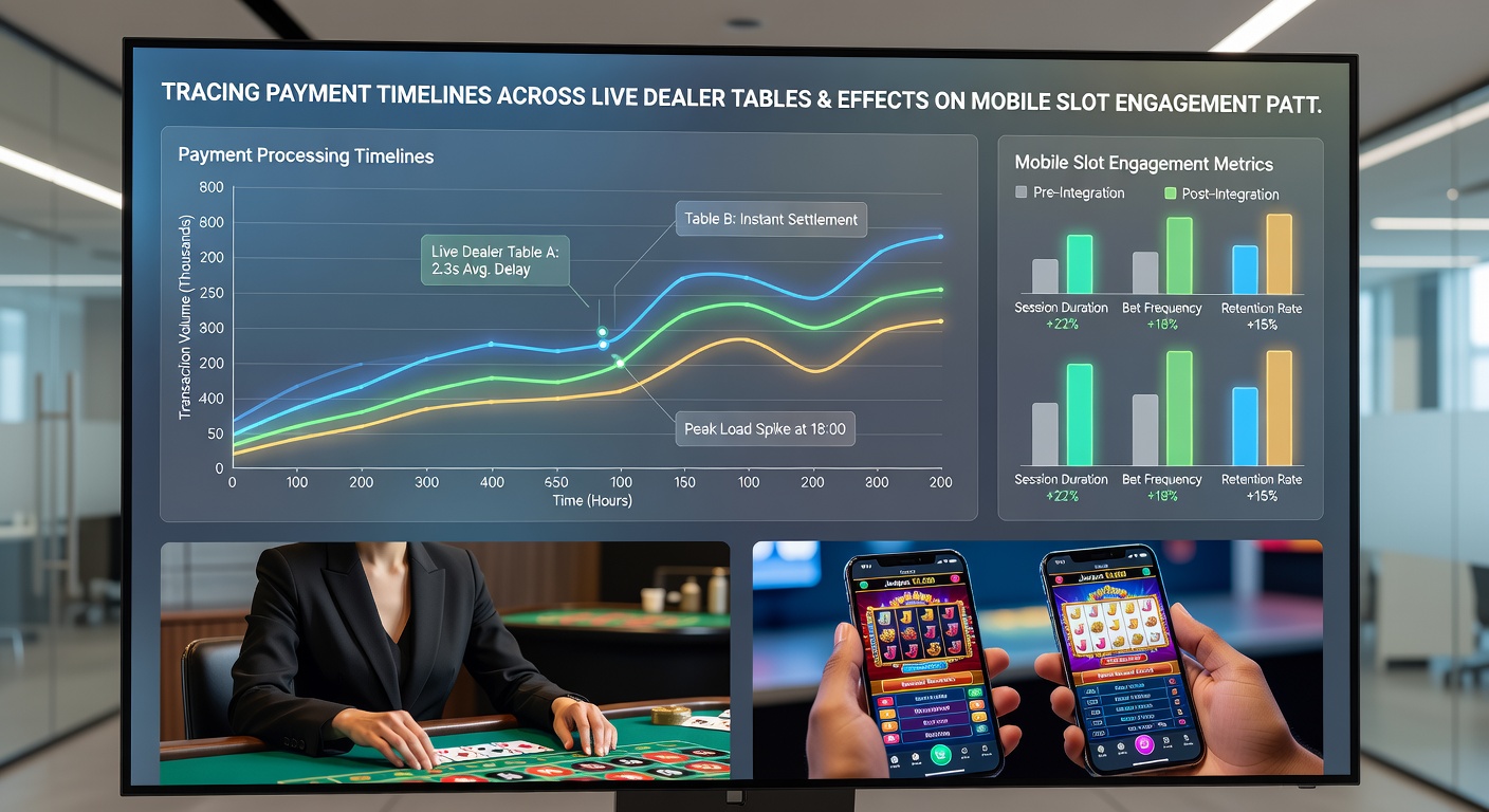 Graph displaying mobile slot engagement spikes during live dealer payment processing periods